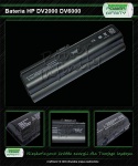BATERIA do Laptopów HP / Compaq dv2000 dv6000  11,1V 8800mAh